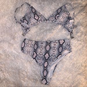 Snakeskin bikini